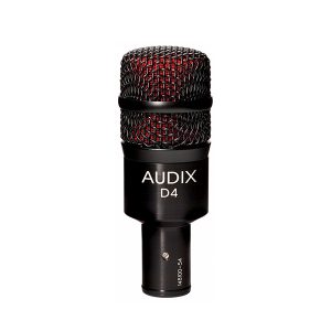 Cardioid Hyper Black Audix D4 Dynamic Microphone 